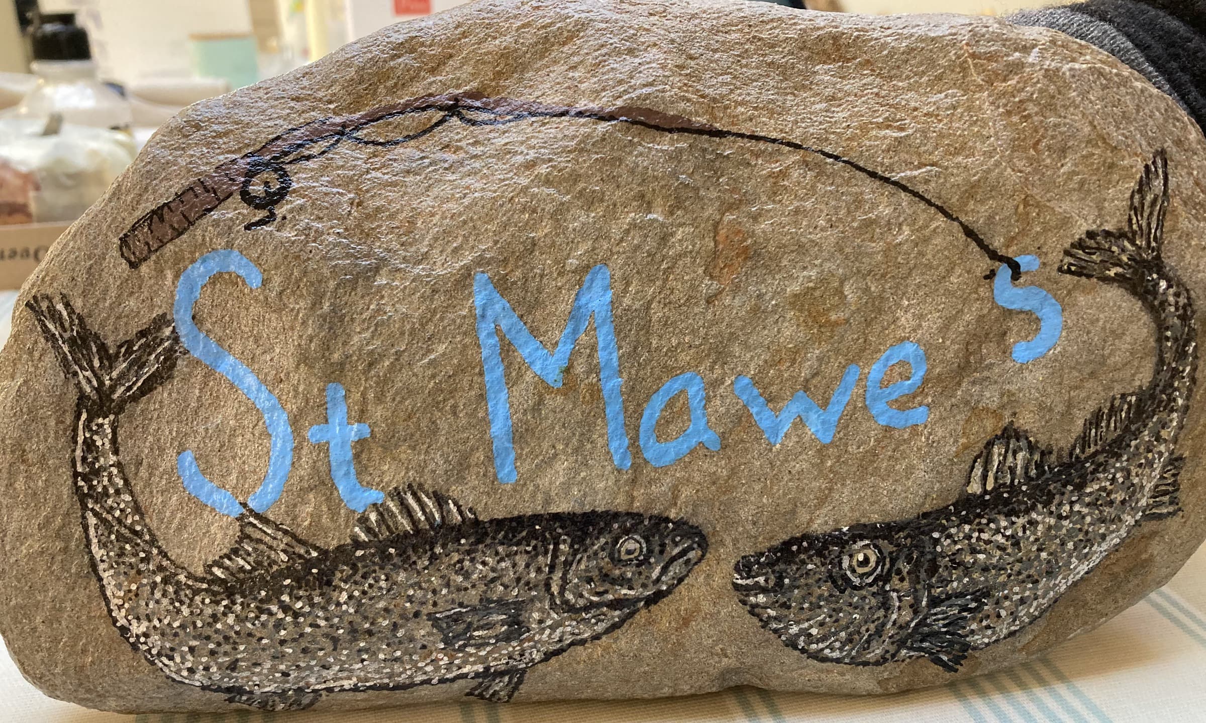 Fishing Inspired Stone