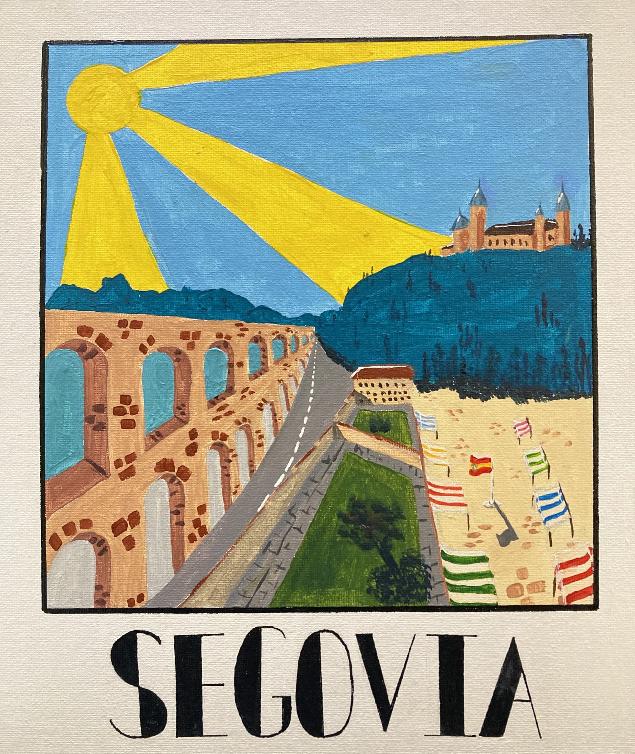 Retro Segovia Print